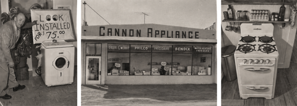 Vintage Cannon Appliance Storefront